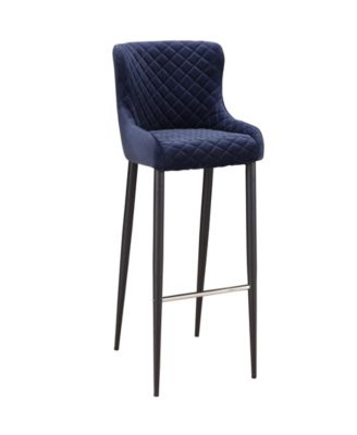 Moe's Home Collection - ETTA BAR STOOL DARK BLUE