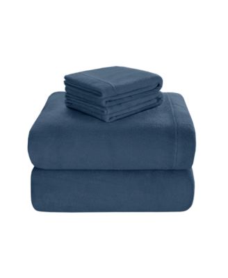Soloft Plush Micro-Fleece 4-Pc. Sheet Set, King