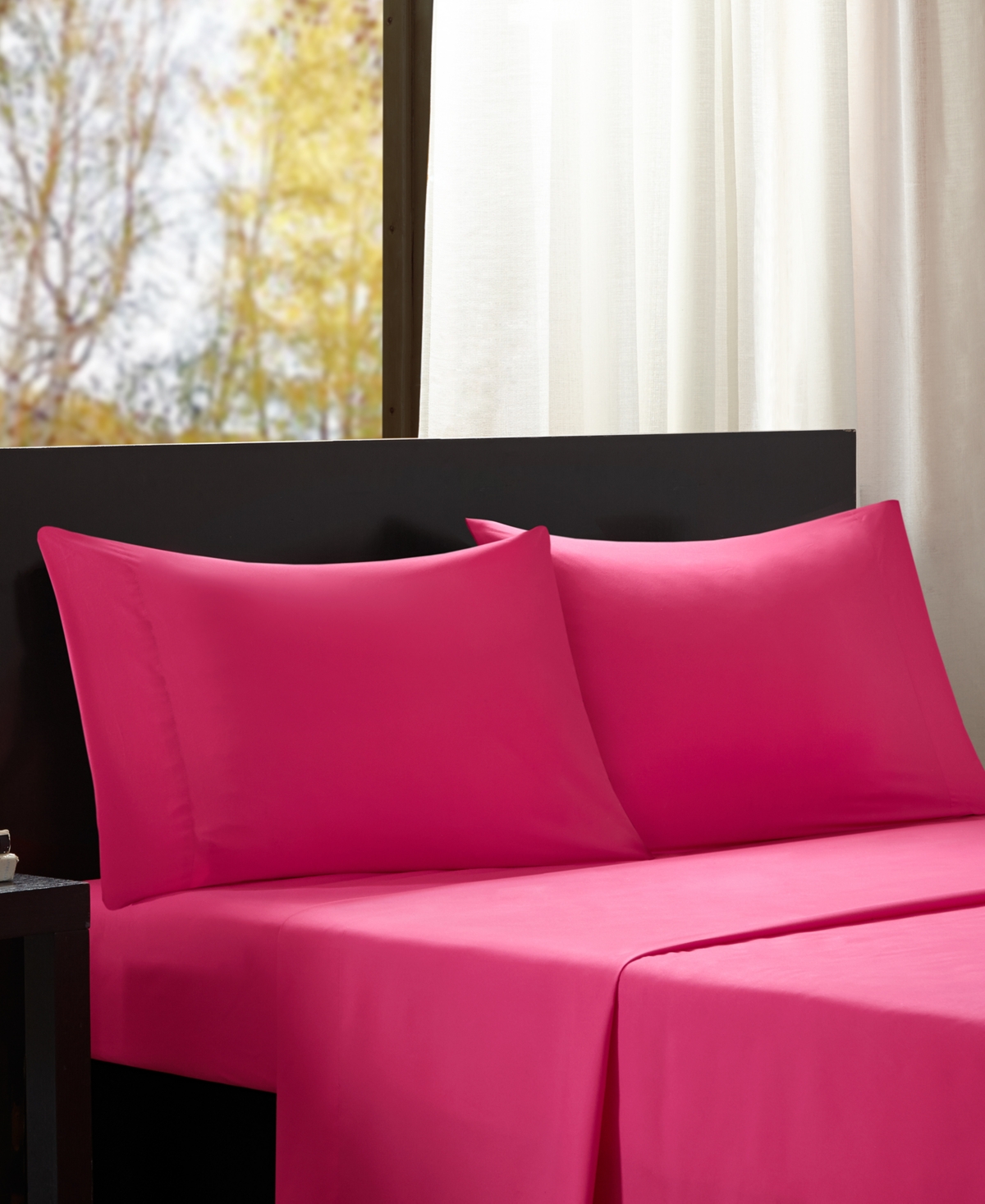 Intelligent Design Microfiber 3-pc Twin Sheet Set Bedding In Pink