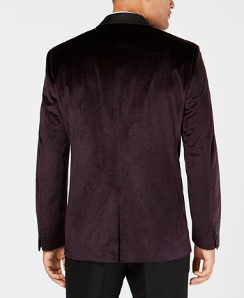 Ryan seacrest top burgundy blazer