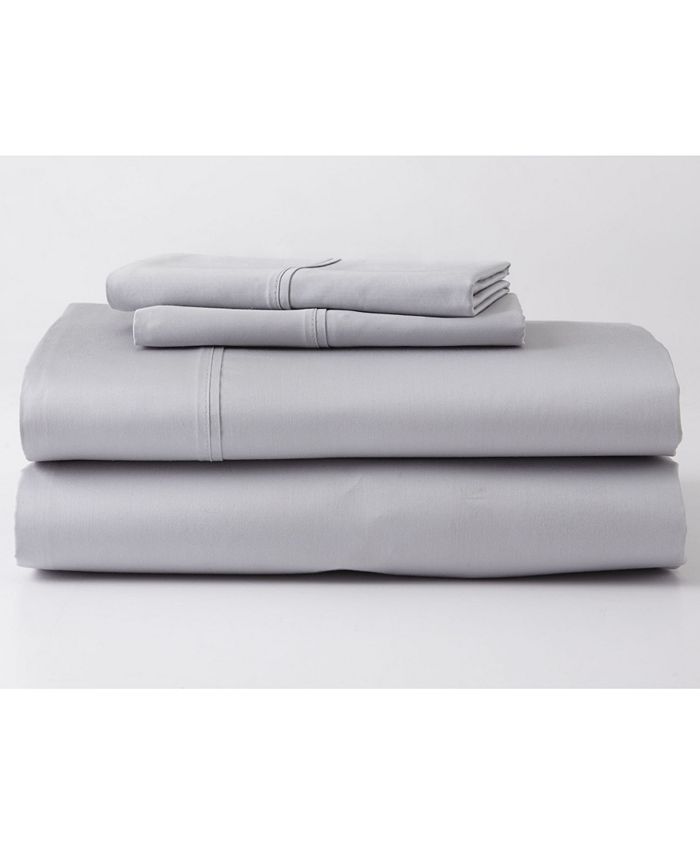 Ghostbed Premium Supima Cotton and Tencel Luxury Soft Queen Sheet Set