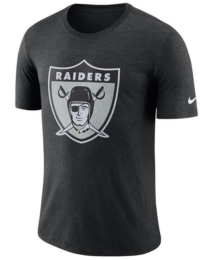 Nike Men's Oakland Raiders Historic Crackle T-Shirt - Macy's