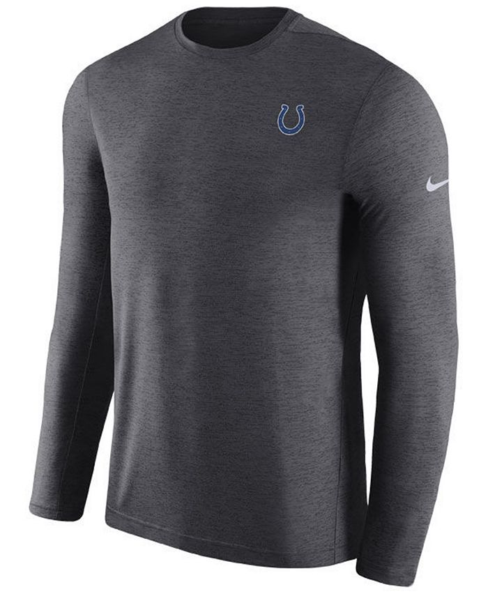 Nike Men's Indianapolis Colts Coaches Long Sleeve Top - Macy's