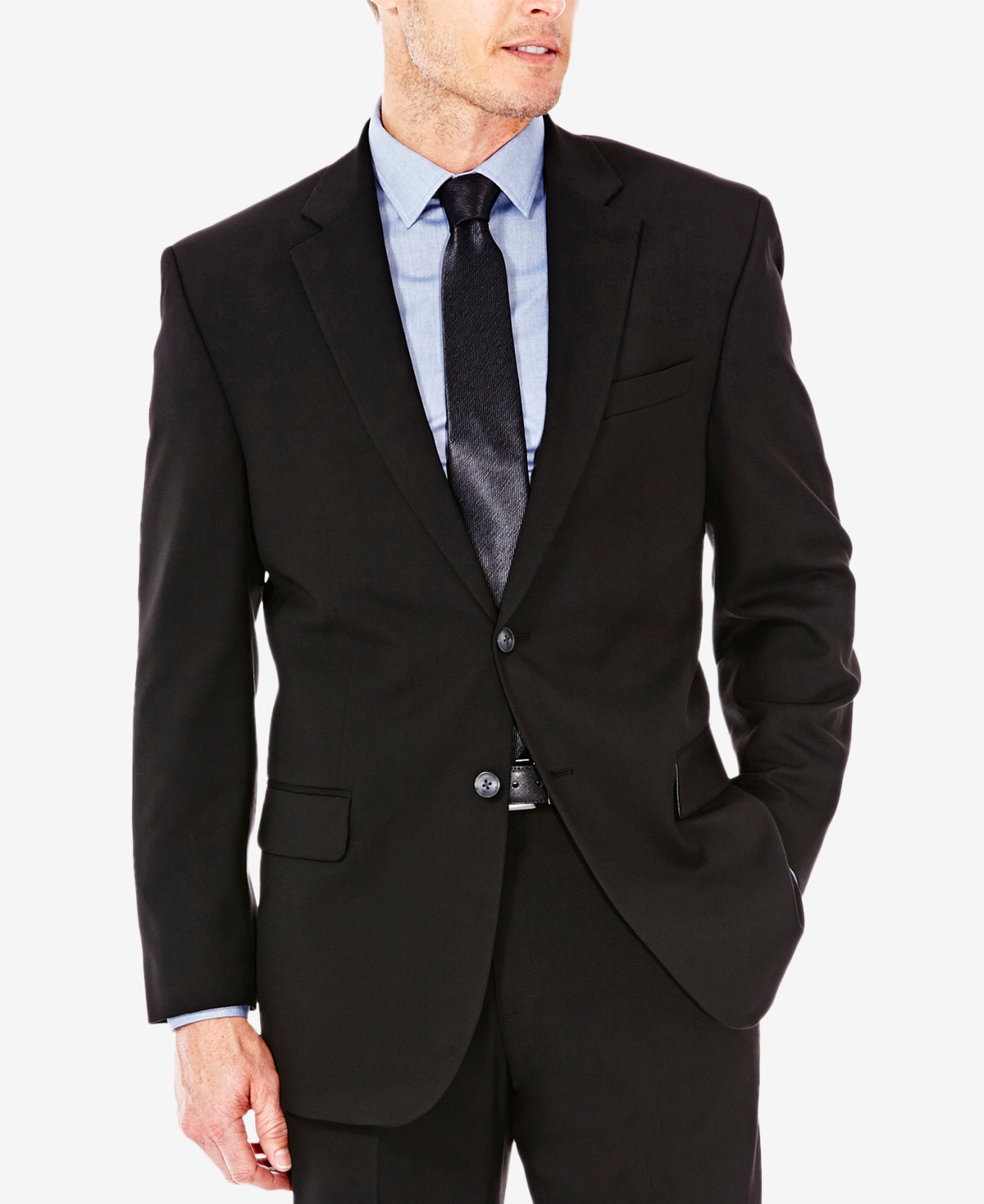 J.m. Haggar Men's Premium Stretch Classic Fit Suit Jacket - Dark Grey