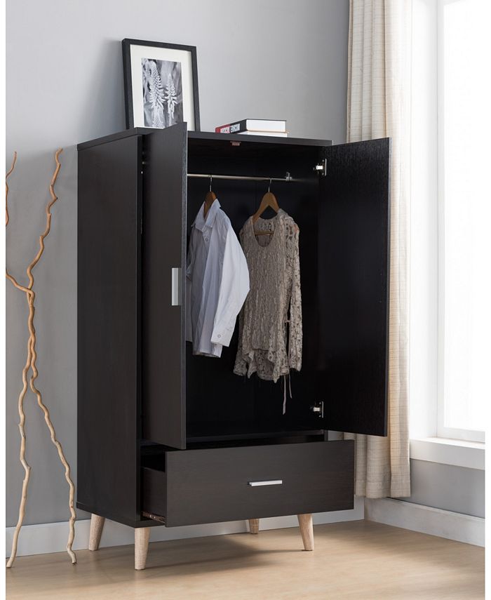 Furniture of America Modern Massenburg Wardrobe Armoire Macy's