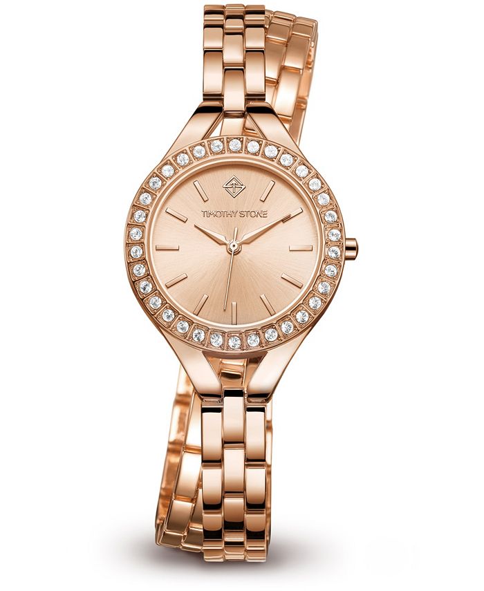 Timothy Stone Women s Joliet Crystal Accented Quartz Double