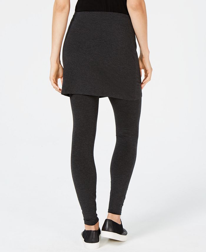 Eileen Fisher Cozy Jersey Skirted Leggings, Regular & Petite, Created