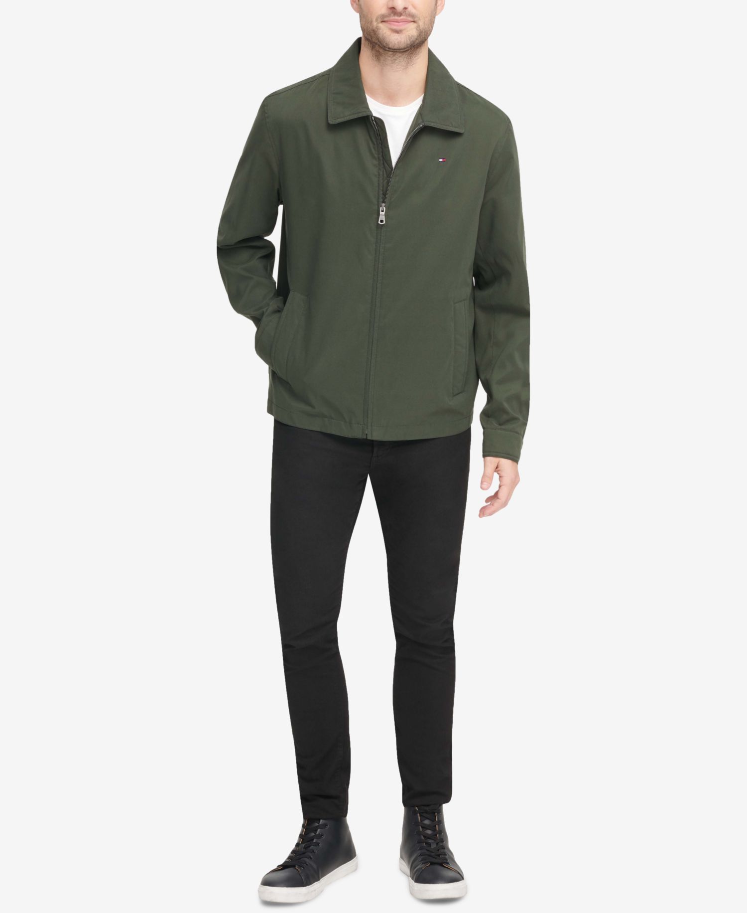Men's Lightweight Full Zip-Front Jacket