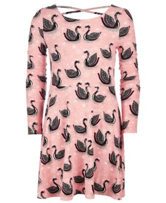 Epic Threads - Big Girls Swan-Print Dress
