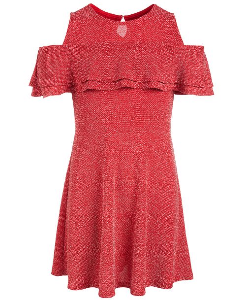 Epic Threads Big Girls Ruffled Skater Dress, Created for Macy's