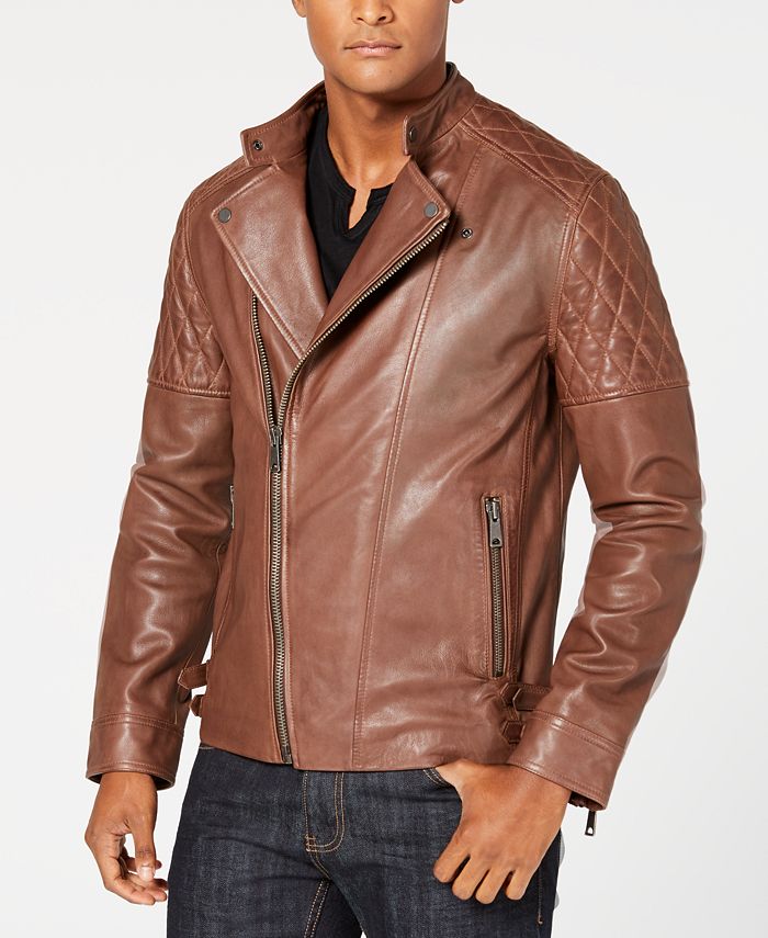 Macy's inc store leather jacket