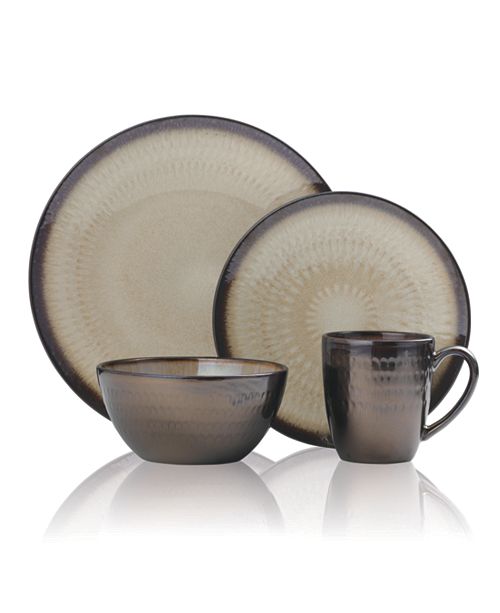 Mikasa Gourmet Basics Anastsia Cream 16 PC Dinnerware Set & Reviews