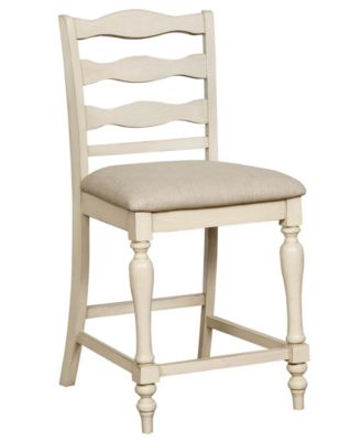 Furniture of America - Steph Pub Chair (Set Of 2), Quick Ship