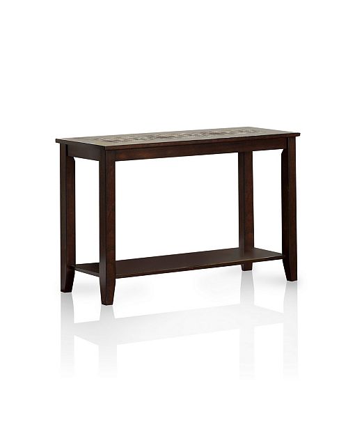Furniture Of America Ronna Dark Cherry Console Table Reviews