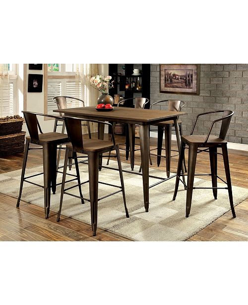 Furniture of America Mayfield Dining Table & Reviews Furniture Macy's