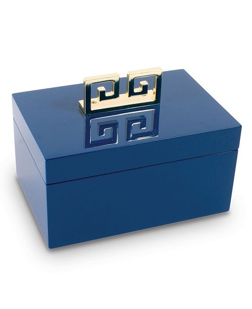 8 Oak Lane Blue Lacquer Jewelry Box & Reviews Macy's