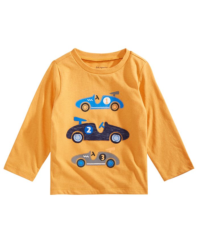 First Impressions Baby Boys Race CarPrint TShirt, Created for Macy's