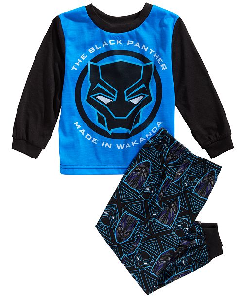 Marvel Toddler Boys 2 Pc Black Panther Pajama Set Reviews Pajamas Kids Macy S