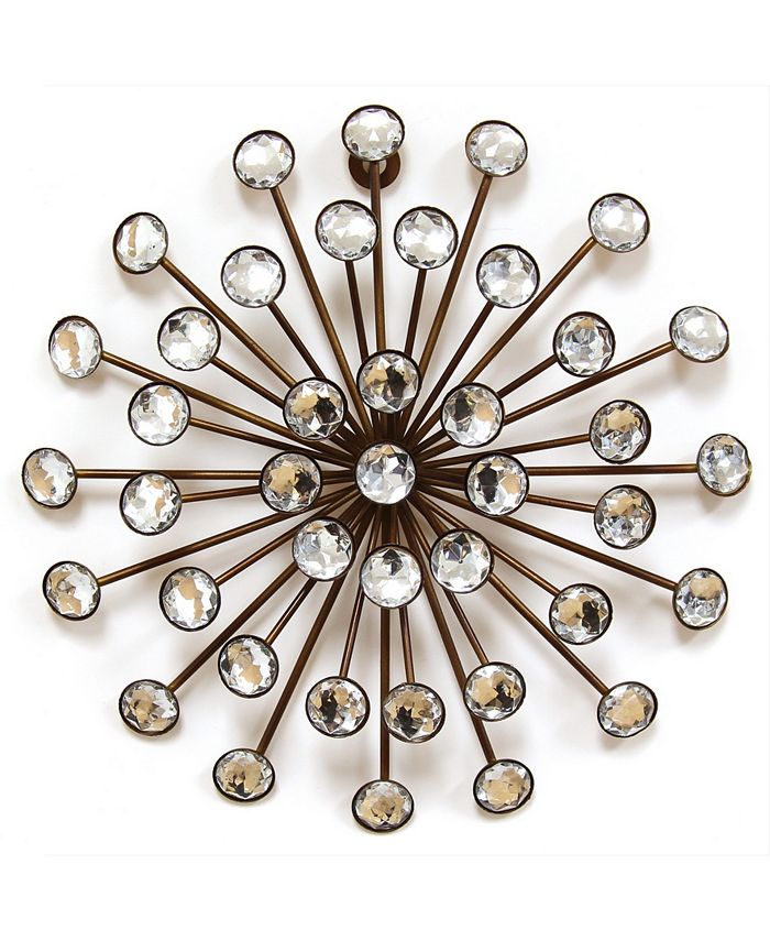 Stratton Home Décor Stratton Home Decor Set of 3 Gold Burst Wall Decor