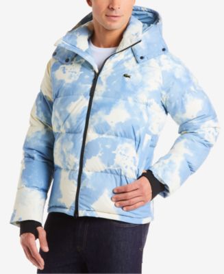 Graphic Cloud Printed Puffer