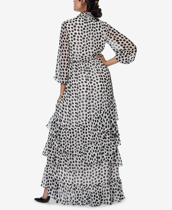INSPR x Natalie Off Duty Polka Dot Maxi Dress, Created for Macy's - Macy's
