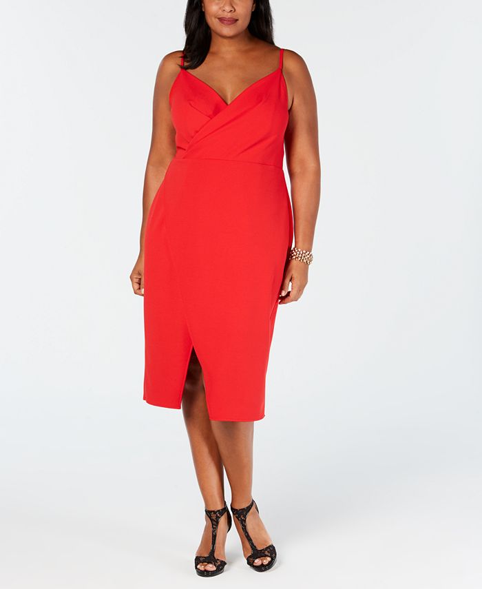 Betsey johnson shop faux wrap dress
