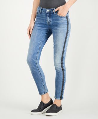 Lucky Brand - Lolita Sparkle-Stripe Skinny Ankle Jeans