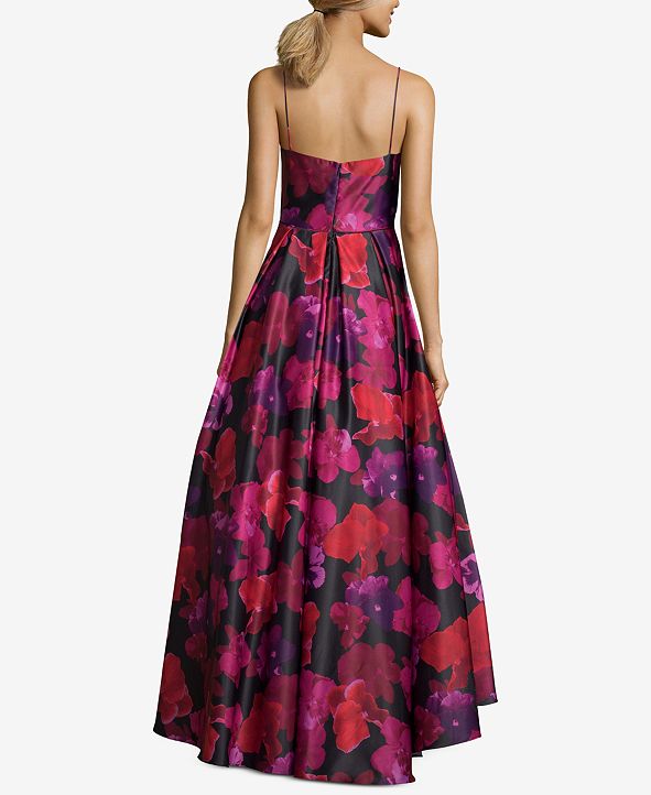 betsy and adam high low ball gown