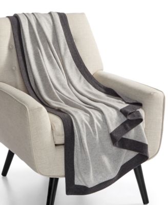 Hotel Collection - Colorblocked Cashmere Throw