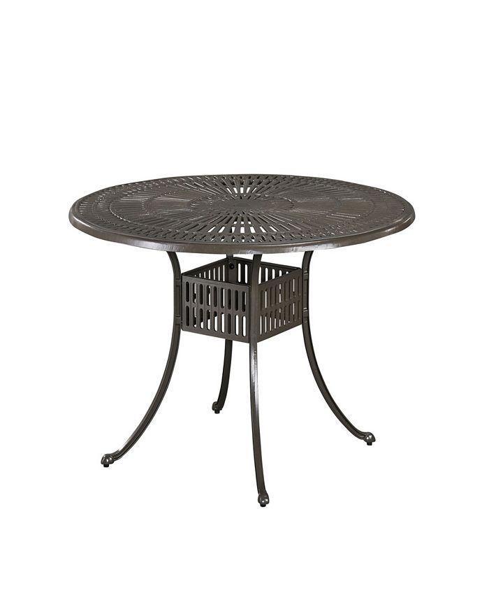 Homestyles largo round shop outdoor dining table