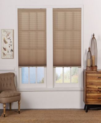 Cordless Light Filtering Pleated Shade, 34x64