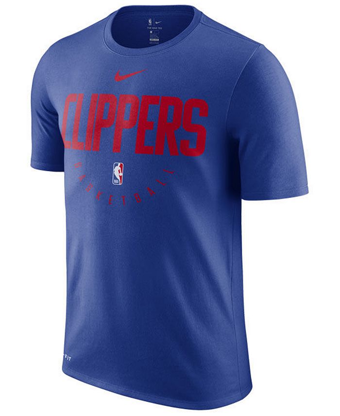 Nike Men's Los Angeles Clippers Practice Essential T-Shirt - Macy's