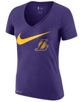 Nike Women's Los Angeles Lakers Swoosh T-Shirt & Reviews - Sports Fan ...