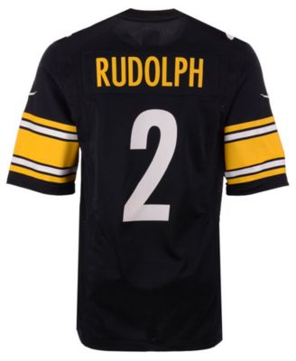 Nike Pittsburgh Steelers No2 Mason Rudolph Black Alternate Women's Stitched NFL 100th Season Vapor Limited Jersey