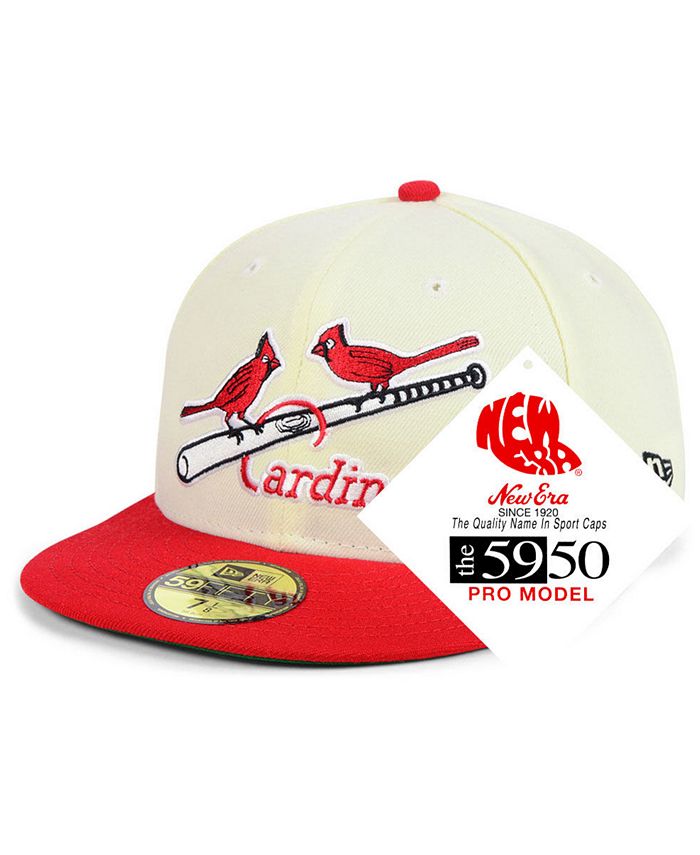 New Era St. Louis Cardinals White Out 59FIFTY FITTED Cap - Macy's