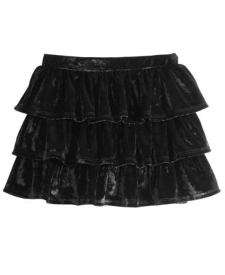 Epic Threads - Toddler Girls Tiered Velvet Skirt