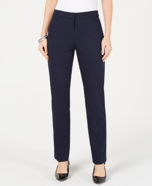 Alfani Women's Straight-leg Pants, Regular, Long & Short Lengths, Created For Macy's In Modern Navy