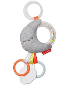 Silver Lining Cloud Rattle Moon Stroller Toy