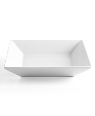 The Cellar Whiteware Square Individual Pasta Bowl, Created for Macy&#39;s - Dinnerware - Dining ...