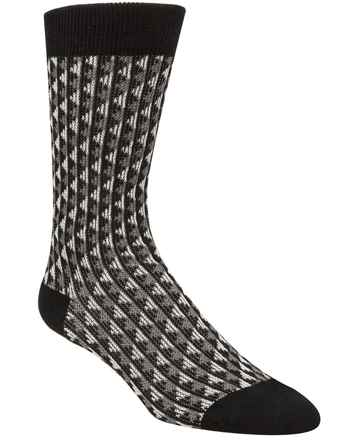 Cole Haan Men's Jacquard Crew Socks Macy's