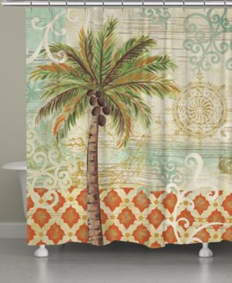 palm tree shower curtain