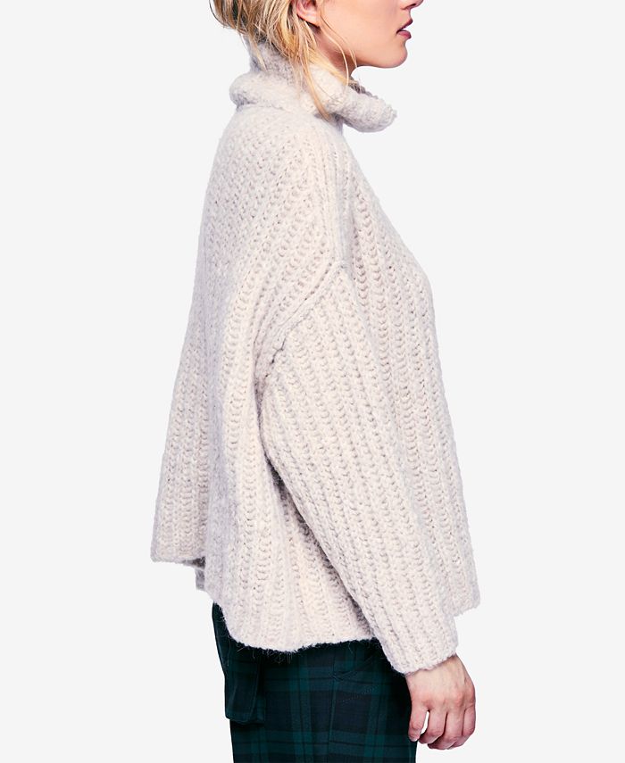 Fluffy fox online turtleneck sweater