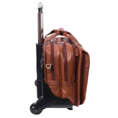 West Town 15" Fly-Through Checkpoint-Friendly Patented Detachable -Wheeled Laptop Briefcase