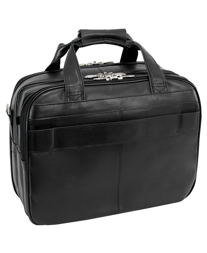 McKlein EASTWARD U Series Nylon Briefcase, Laptop Compatible, Black - View #7