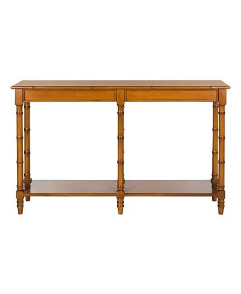 Safavieh - Noam Bamboo Console Table, Quick Ship