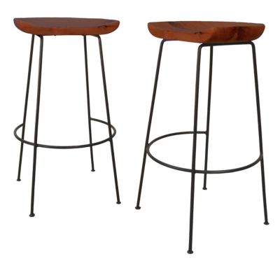 Carolina Living - Set of 2 Palmetto Barstool, Quick Ship