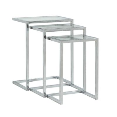 Carolina Living - Eleana Glass Nesting Tables