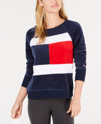 Tommy Hilfiger - Logo Velour Sweatshirt