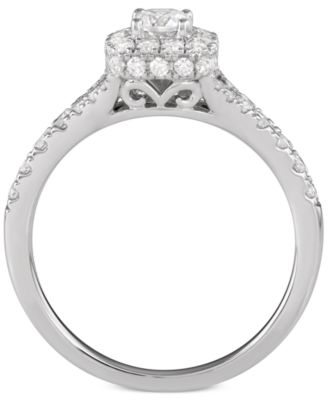 Diamond Halo Bridal Set (1 ct. t.w.) in 14k Yellow or White Gold