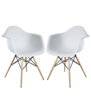 Modway Pyramid Dining Armchair Set of 2